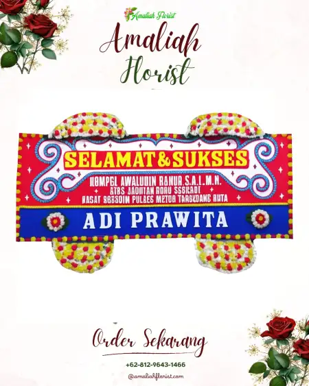 Papan Bunga Ucapan Selamat Wonoyoso